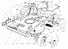Toro 22031 - ProLine 21" Recycler Lawnmower, 1997 (7900001-7999999) Listas de piezas de repuesto y dibujos HOUSING ASSEMBLY