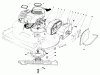 Toro 22035 - Lawnmower, 1988 (8000001-8002989) Listas de piezas de repuesto y dibujos ENGINE ASSEMBLY (MODEL 22035)