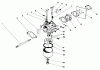 Toro 22035 - Lawnmower, 1988 (8000001-8002989) Listas de piezas de repuesto y dibujos ENGINE ASSEMBLY MODEL NO. 47PH7 #3