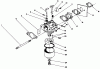 Toro 22035 - Lawnmower, 1989 (9000001-9006453) Listas de piezas de repuesto y dibujos ENGINE ASSEMBLY MODEL NO. 47PJ8 #3