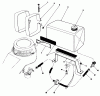 Toro 22035 - Lawnmower, 1989 (9000001-9006453) Listas de piezas de repuesto y dibujos GAS TANK ASSEMBLY