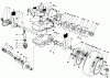 Toro 22035 - Lawnmower, 1989 (9000001-9006453) Listas de piezas de repuesto y dibujos GEAR CASE ASSEMBLY (MODEL 22035)
