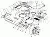 Toro 22035 - Lawnmower, 1989 (9000001-9006453) Listas de piezas de repuesto y dibujos HOUSING ASSEMBLY (MODEL 22030)