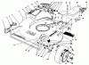 Toro 22035 - Lawnmower, 1989 (9000001-9006453) Listas de piezas de repuesto y dibujos HOUSING ASSEMBLY (MODEL 22035)