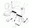 Toro 22035C - Lawnmower, 1987 (7000001-7999999) Listas de piezas de repuesto y dibujos GAS TANK ASSEMBLY
