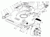 Toro 22035C - Lawnmower, 1987 (7000001-7999999) Listas de piezas de repuesto y dibujos HOUSING ASSEMBLY