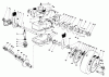 Toro 22035C - Lawnmower, 1988 (8000001-8999999) Listas de piezas de repuesto y dibujos GEAR CASE ASSEMBLY