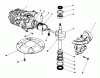 Toro 22035C - Lawnmower, 1989 (9000001-9999999) Listas de piezas de repuesto y dibujos CRANKSHAFT ASSEMBLY (MODEL NO. 47PJ8)