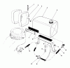 Toro 22035C - Lawnmower, 1989 (9000001-9999999) Listas de piezas de repuesto y dibujos GAS TANK ASSEMBLY