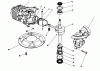Toro 22036 - Lawnmower, 1990 (0000001-0999999) Listas de piezas de repuesto y dibujos CRANKSHAFT ASSEMBLY (MODEL NO. 47PK9-3)