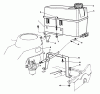 Toro 22036 - Lawnmower, 1990 (0000001-0999999) Listas de piezas de repuesto y dibujos GAS TANK ASSEMBLY