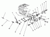 Toro 22036 - Lawnmower, 1991 (1000001-1999999) Listas de piezas de repuesto y dibujos GOVERNOR ASSEMBLY (MODEL NO. 47PL0-3)