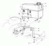 Toro 22037B - Proline 21" Recycler Mower, 1994 (49000001-49999999) Listas de piezas de repuesto y dibujos GAS TANK ASSEMBLY