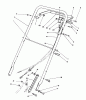 Toro 22037B - Proline 21" Recycler Mower, 1994 (49000001-49999999) Listas de piezas de repuesto y dibujos HANDLE ASSEMBLY