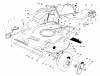 Toro 22037B - Proline 21" Recycler Mower, 1994 (49000001-49999999) Listas de piezas de repuesto y dibujos HOUSING ASSEMBLY