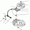 Toro 22037B - Proline 21" Recycler Mower, 1994 (49000001-49999999) Listas de piezas de repuesto y dibujos IGNITION ASSEMBLY (MODEL NO. 47PP3-3)