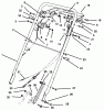 Toro 22037BC - Lawnmower, 1995 (5900001-5999999) Listas de piezas de repuesto y dibujos HANDLE ASSEMBLY