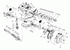 Toro 22038 - Rear Bagger Mower, 1998 (8900001-8999999) Listas de piezas de repuesto y dibujos GEAR CASE ASSEMBLY