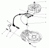 Toro 22038 - Rear Bagger Mower, 1998 (8900001-8999999) Listas de piezas de repuesto y dibujos IGNITION ASSEMBLY (MODEL NO. 47PT7-3)