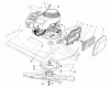 Toro 22040 - 21" Recycler Lawnmower, 1996 (6900001-6999999) Listas de piezas de repuesto y dibujos ENGINE ASSEMBLY