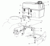 Toro 22040 - 21" Recycler Lawnmower, 1996 (6900001-6999999) Listas de piezas de repuesto y dibujos GAS TANK ASSEMBLY