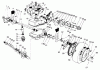 Toro 22040 - 21" Recycler Lawnmower, 1996 (6900001-6999999) Listas de piezas de repuesto y dibujos GEAR CASE ASSEMBLY