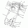 Toro 22040 - Lawnmower, 1995 (5900001-5999999) Listas de piezas de repuesto y dibujos HANDLE ASSEMBLY