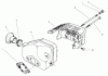 Toro 22040 - Lawnmower, 1997 (7900001-7999999) Listas de piezas de repuesto y dibujos MUFFLER ASSEMBLY (MODEL NO. 47PT6-3)