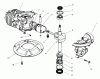 Toro 22040 - ProLine 21" Recycler II Lawnmower, 1999 (9900001-9999999) Listas de piezas de repuesto y dibujos CRANKSHAFT ASSEMBLY (MODEL NO. 47PT7-3)