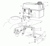 Toro 22040 - ProLine 21" Recycler II Lawnmower, 1998 (8900001-8999999) Listas de piezas de repuesto y dibujos GAS TANK ASSEMBLY