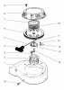 Toro 22040 - ProLine 21" Recycler II Lawnmower, 1998 (8900001-8999999) Listas de piezas de repuesto y dibujos RECOIL ASSEMBLY (MODEL NO. 47PT7-3)