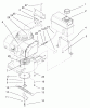 Toro 22040 - ProLine 21" Recycler II Lawnmower, 2000 (200000001-200999999) Listas de piezas de repuesto y dibujos ENGINE, BLADE & TANK ASSEMBLY