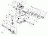 Toro 22040 - ProLine 21" Recycler II Lawnmower, 2000 (200000001-200999999) Listas de piezas de repuesto y dibujos GEAR CASE ASSEMBLY