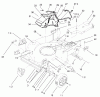 Toro 22040 - ProLine 21" Recycler II Lawnmower, 2000 (200000001-200999999) Listas de piezas de repuesto y dibujos HOUSING ASSEMBLY