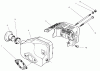 Toro 22040 - ProLine 21" Recycler II Lawnmower, 2000 (200000001-200999999) Listas de piezas de repuesto y dibujos MUFFLER ASSEMBLY (MODEL NO. 48PW)