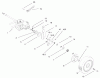 Toro 22040 - ProLine 21" Recycler II Lawnmower, 2000 (200000001-200999999) Listas de piezas de repuesto y dibujos REAR AXLE ASSEMBLY