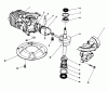 Toro 22041 - Lawnmower, 1991 (1000001-1999999) Listas de piezas de repuesto y dibujos CRANKSHAFT ASSEMBLY (MODEL NO. 47PL0-3)