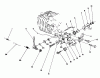 Toro 22041 - Lawnmower, 1991 (1000001-1999999) Listas de piezas de repuesto y dibujos GOVERNOR ASSEMBLY (MODEL NO. 47PL0-3)