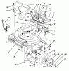 Toro 22685 - Lawnmower, 1991 (1000001-1999999) Listas de piezas de repuesto y dibujos HOUSING & WHEEL ASSEMBLY
