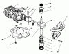 Toro 22043 - Lawnmower, 1992 (2000001-2999999) Listas de piezas de repuesto y dibujos CRANKSHAFT ASSEMBLY (MODEL NO. 47PM1-7)