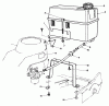 Toro 22043 - Lawnmower, 1993 (3900001-3900964) Listas de piezas de repuesto y dibujos GAS TANK ASSEMBLY