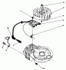 Toro 22043 - Lawnmower, 1993 (3900001-3900964) Listas de piezas de repuesto y dibujos IGNITION ASSEMBLY (MODEL NO. 47PN2-7)