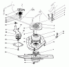 Toro 22043 - Lawnmower, 1993 (3900965-3999999) Listas de piezas de repuesto y dibujos BLADE BRAKE CLUTCH ASSEMBLY