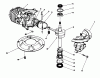 Toro 22043 - Lawnmower, 1993 (3900965-3999999) Listas de piezas de repuesto y dibujos CRANKSHAFT ASSEMBLY (MODEL NO. 47PN2-7)