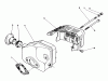 Toro 22043 - Lawnmower, 1993 (3900965-3999999) Listas de piezas de repuesto y dibujos MUFFLER ASSEMBLY(MODEL NO. 47PN2-7)