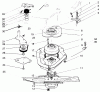 Toro 22043 - Lawnmower, 1995 (5900001-5999999) Listas de piezas de repuesto y dibujos BLADE BRAKE CLUTCH ASSEMBLY