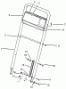 Toro 22043 - Lawnmower, 1995 (5900001-5999999) Listas de piezas de repuesto y dibujos HANDLE ASSEMBLY