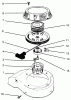 Toro 22043 - Lawnmower, 1994 (4900001-4999999) Listas de piezas de repuesto y dibujos RECOIL ASSEMBLY (MODEL NO. 47PR4-7)