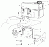Toro 22043 - Lawnmower, 1997 (7900001-7999999) Listas de piezas de repuesto y dibujos GAS TANK ASSEMBLY