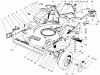 Toro 22043 - Lawnmower, 1997 (7900001-7999999) Listas de piezas de repuesto y dibujos HOUSING ASSEMBLY